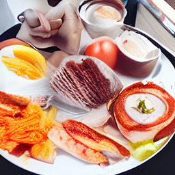 A photograph of a plate of Bangers And Mash, generated by AI